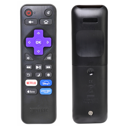 Anderic RRLF26 (No Programming Needed) Replacement Remote Control for most Roku TVs such as ONN, Hisense, Philips, TCL, Hiro