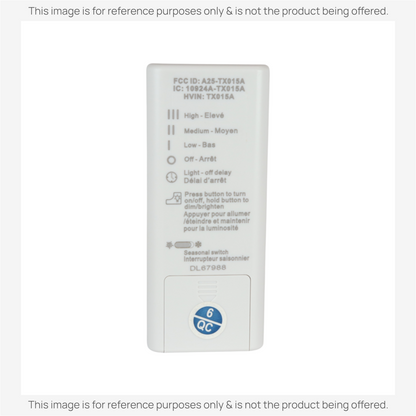 Anderic Substitute for Harbor Breeze A25-TX015A Ceiling Fan Remote Control TX015A For Sailstream Fan [RRTX015]