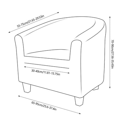 Stretch Cover for Armchair Sofa Couch Living Room 1 Seat Sofa Couch Armchair Cover Elastic Sofa Slipcover Single Seater Furniture Couch Armchair Cover